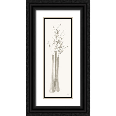 Neutral Seed Black Ornate Wood Framed Art Print with Double Matting by Paschke, Chris