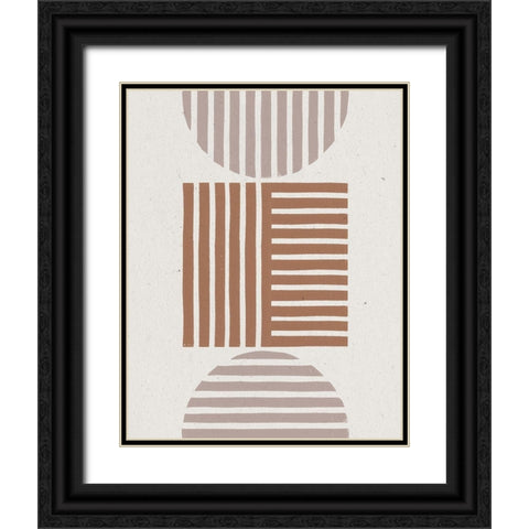Progression II Black Ornate Wood Framed Art Print with Double Matting by Hershey, Moira