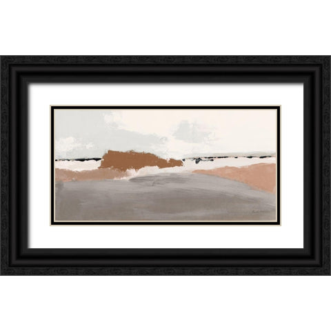 Modern Cashmere Black Ornate Wood Framed Art Print with Double Matting by Munger, Pamela