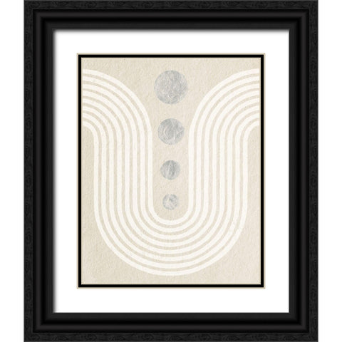 Good Vibrations II Neutral Black Ornate Wood Framed Art Print with Double Matting by Hershey, Moira