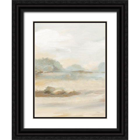 The Old Farm Landscape III Black Ornate Wood Framed Art Print with Double Matting by Vassileva, Silvia