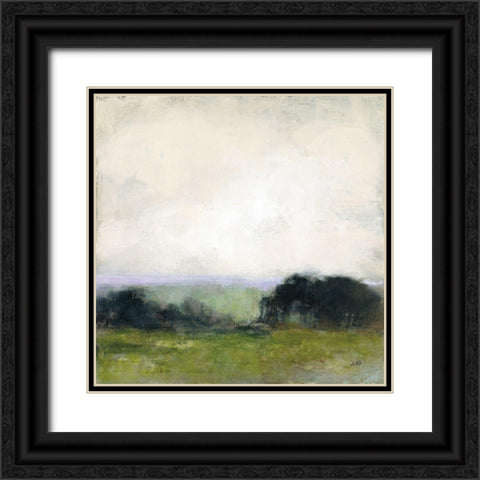 First View of the Water Black Ornate Wood Framed Art Print with Double Matting by Purinton, Julia