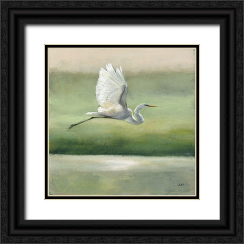 Flight Black Ornate Wood Framed Art Print with Double Matting by Purinton, Julia