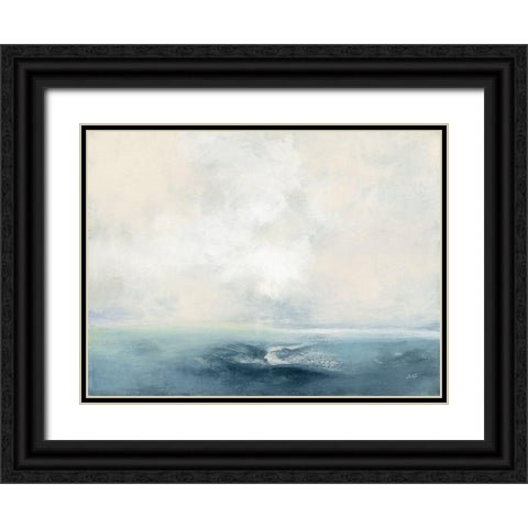 Oceanside Black Ornate Wood Framed Art Print with Double Matting by Purinton, Julia