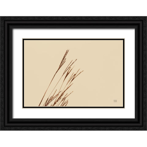 Lakeside Grasses IV Black Ornate Wood Framed Art Print with Double Matting by Larson, Nathan