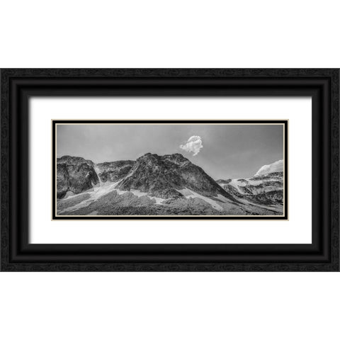 Wyoming Black Ornate Wood Framed Art Print with Double Matting by Larson, Nathan