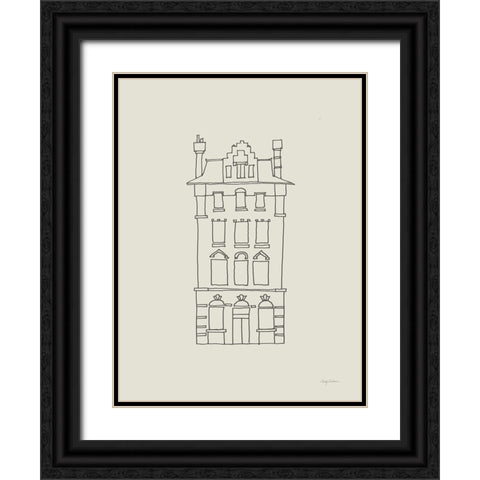 Buildings of London III Black Ornate Wood Framed Art Print with Double Matting by Tillmon, Avery