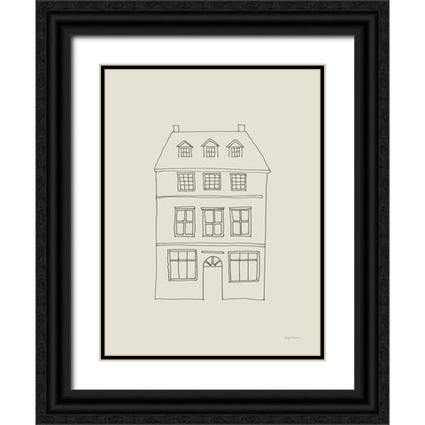 Buildings of London IV Black Ornate Wood Framed Art Print with Double Matting by Tillmon, Avery