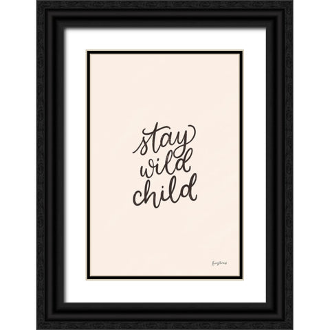 Celestial Boho II Wild Black Ornate Wood Framed Art Print with Double Matting by Thorns, Becky