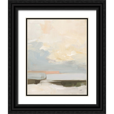 Where Land Meets Sky Warm Black Ornate Wood Framed Art Print with Double Matting by Purinton, Julia