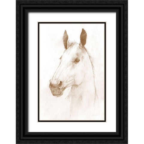 Caesar Sepia Black Ornate Wood Framed Art Print with Double Matting by Tillmon, Avery