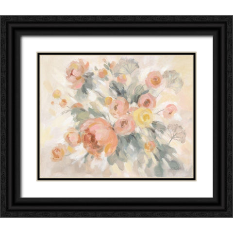 Countryside Bloom Black Ornate Wood Framed Art Print with Double Matting by Vassileva, Silvia
