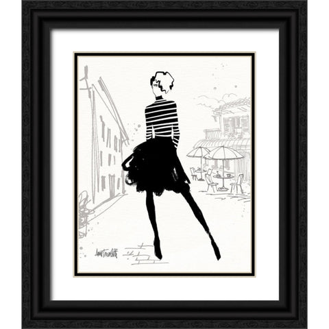 City Style Sketches VII Black Ornate Wood Framed Art Print with Double Matting by Tavoletti, Anne