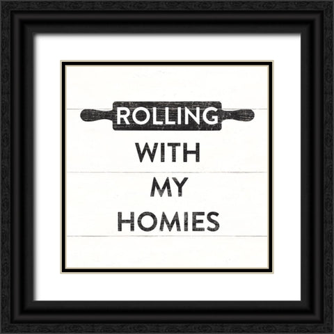 Bake I Farmhouse Black Ornate Wood Framed Art Print with Double Matting by Wild Apple Portfolio