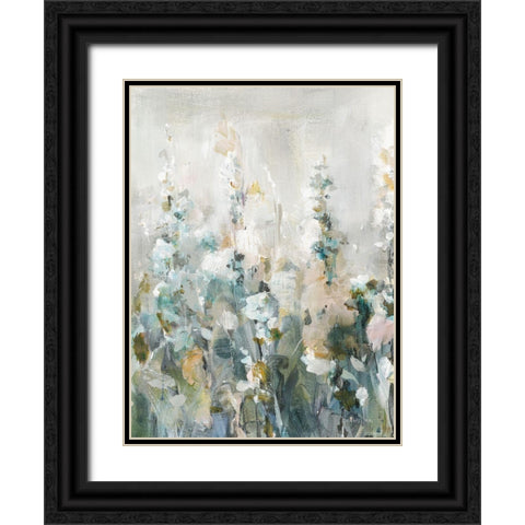 Rustic Garden Neutral II Black Ornate Wood Framed Art Print with Double Matting by Nai, Danhui