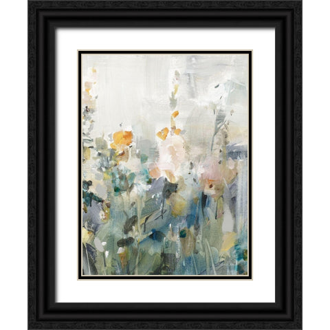 Rustic Garden Neutral III Black Ornate Wood Framed Art Print with Double Matting by Nai, Danhui