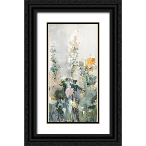 Rustic Garden Neutral V Black Ornate Wood Framed Art Print with Double Matting by Nai, Danhui
