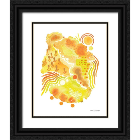 Organic IV Black Ornate Wood Framed Art Print with Double Matting by Gallagher, Megan