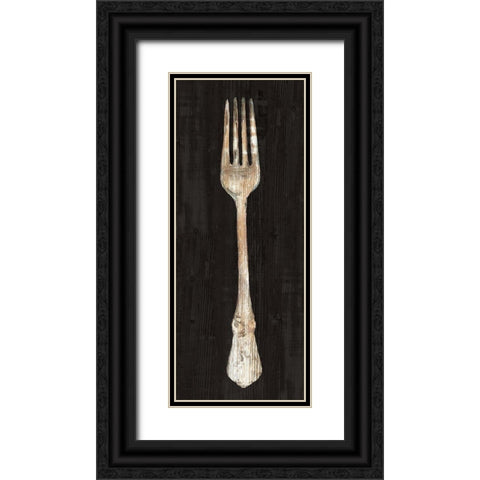 Setting the Table II Black Ornate Wood Framed Art Print with Double Matting by Wild Apple Portfolio