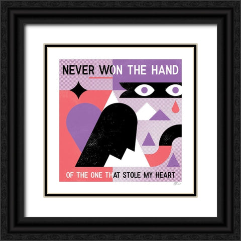 Won the Heart Black Ornate Wood Framed Art Print with Double Matting by Paterson, Robert John