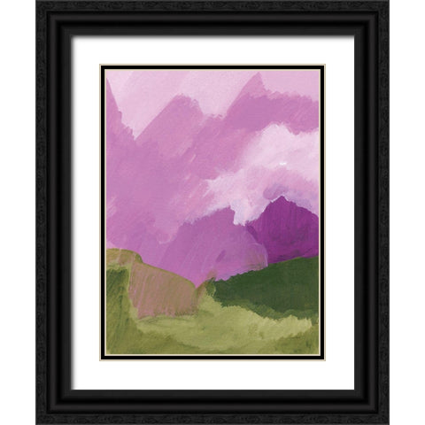 Elusive Black Ornate Wood Framed Art Print with Double Matting by Mack, Lynn