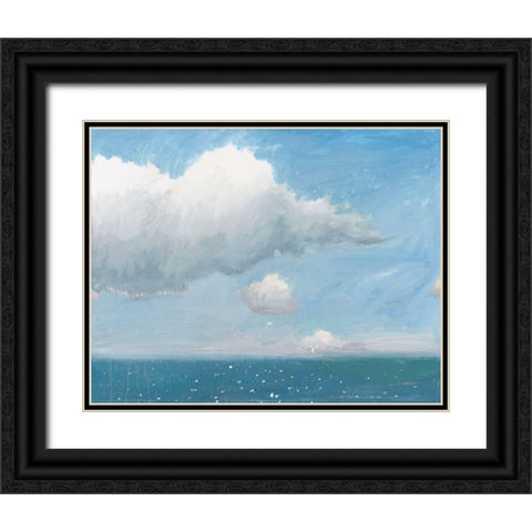 Open Sea Black Ornate Wood Framed Art Print with Double Matting by Wiens, James