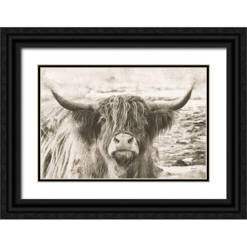 You Have My Attention Black Ornate Wood Framed Art Print with Double Matting by Larson, Nathan