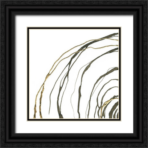 Not Quite Concentric I Black Ornate Wood Framed Art Print with Double Matting by Paschke, Chris