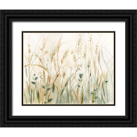 In the Meadow Black Ornate Wood Framed Art Print with Double Matting by Pete, Katrina