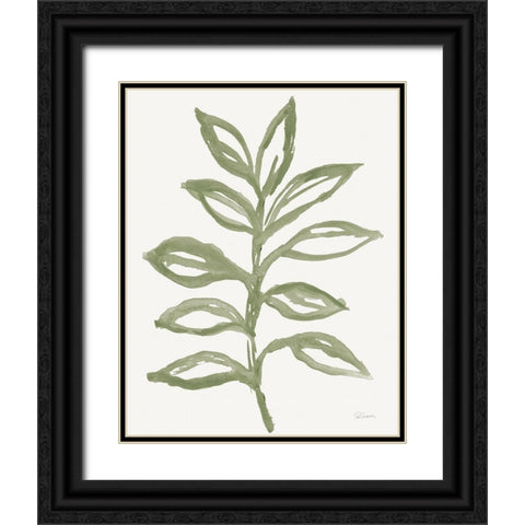 Nature in Sage II Black Ornate Wood Framed Art Print with Double Matting by Schlabach, Sue