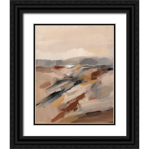 Distant Forest II Black Ornate Wood Framed Art Print with Double Matting by Vassileva, Silvia