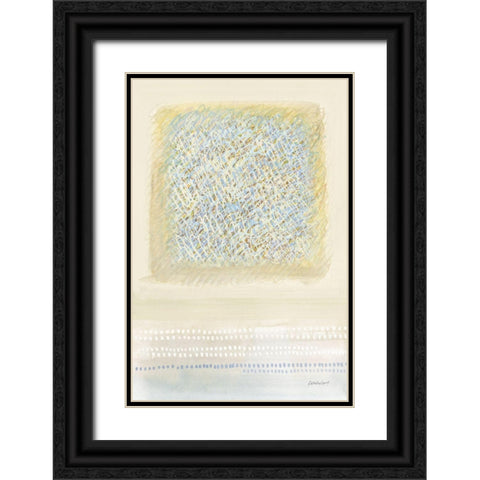No Signal Black Ornate Wood Framed Art Print with Double Matting by Lovell, Kathrine