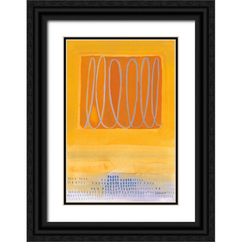 Wireless Black Ornate Wood Framed Art Print with Double Matting by Lovell, Kathrine