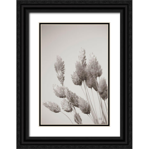 Wistful BW Black Ornate Wood Framed Art Print with Double Matting by Larson, Nathan