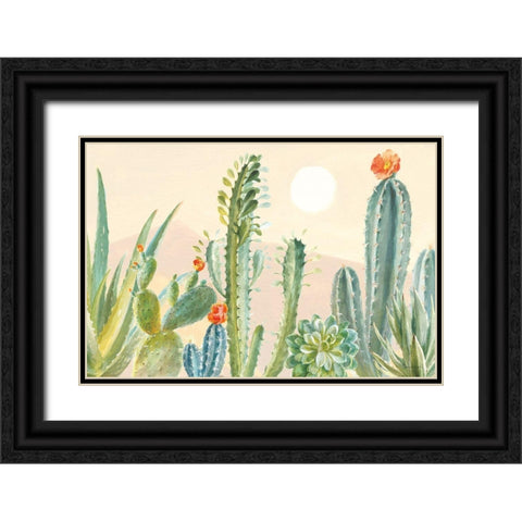 Desert Greenhouse I Black Ornate Wood Framed Art Print with Double Matting by Nai, Danhui