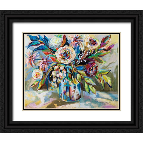 It Warms My Heart Black Ornate Wood Framed Art Print with Double Matting by Vertentes, Jeanette