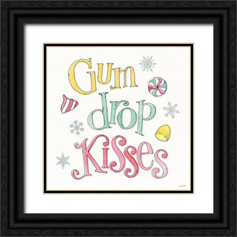 Holiday Trimmings IX Black Ornate Wood Framed Art Print with Double Matting by Tavoletti, Anne