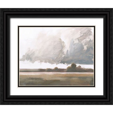 Big Sky Black Ornate Wood Framed Art Print with Double Matting by Wiens, James