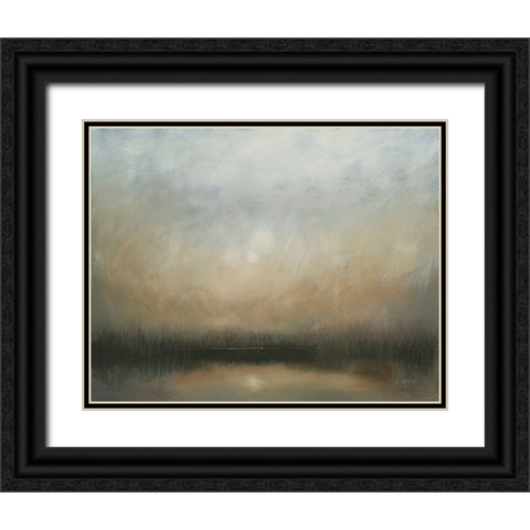 Evening Landscape Black Ornate Wood Framed Art Print with Double Matting by Wiens, James