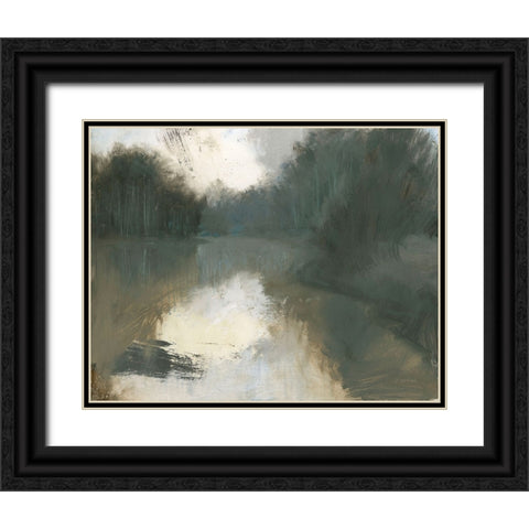 Moody Landscape Black Ornate Wood Framed Art Print with Double Matting by Wiens, James