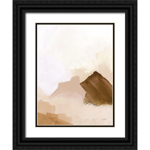 Memories Neutral Black Ornate Wood Framed Art Print with Double Matting by Mack, Lynn