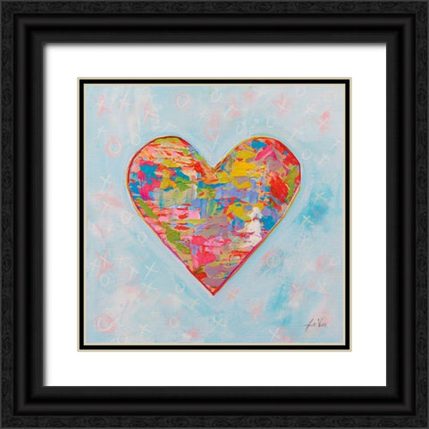 First Love Black Ornate Wood Framed Art Print with Double Matting by Vertentes, Jeanette