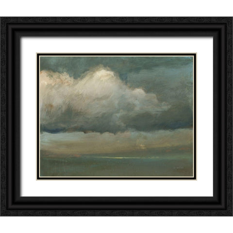 Gathering Storm Black Ornate Wood Framed Art Print with Double Matting by Wiens, James