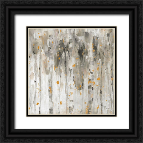 The Autumn Blaze Forest II Black Ornate Wood Framed Art Print with Double Matting by Audit, Lisa