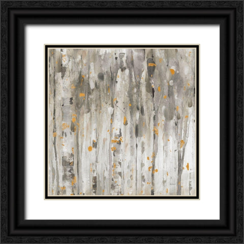 The Autumn Blaze Forest III Black Ornate Wood Framed Art Print with Double Matting by Audit, Lisa
