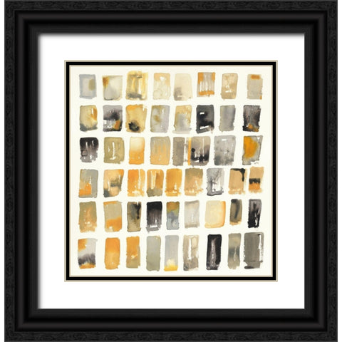 City Windows I Autumn Black Ornate Wood Framed Art Print with Double Matting by Novak, Shirley