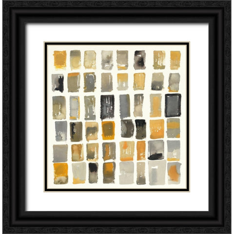 City Windows II Autumn Black Ornate Wood Framed Art Print with Double Matting by Novak, Shirley