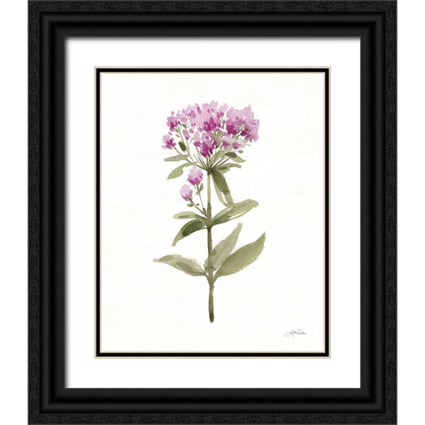 Flowers of the Wild II Black Ornate Wood Framed Art Print with Double Matting by Pete, Katrina