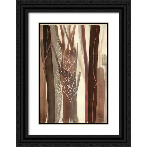 Woodland Awakening Black Ornate Wood Framed Art Print with Double Matting by Horn, Laura