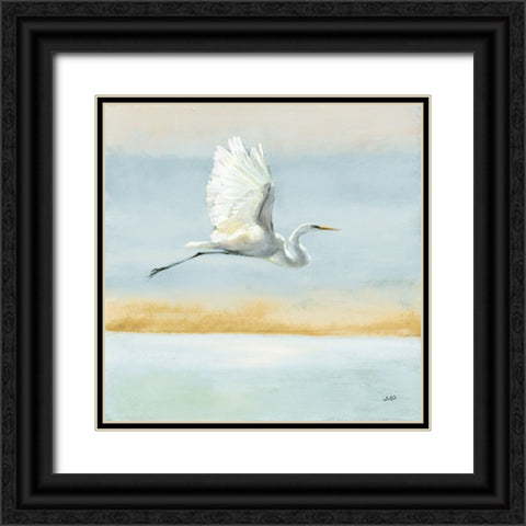 Flight Blue Sky Black Ornate Wood Framed Art Print with Double Matting by Purinton, Julia